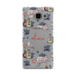 Personalised Floral Name Halloween Samsung Galaxy A5 Case