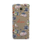 Personalised Floral Name Halloween Samsung Galaxy A8 Case