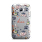 Personalised Floral Name Halloween Samsung Galaxy J1 2015 Case