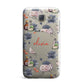 Personalised Floral Name Halloween Samsung Galaxy J7 Case