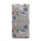 Personalised Floral Name Halloween Samsung Galaxy Note 3 Case