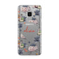 Personalised Floral Name Halloween Samsung Galaxy S9 Case