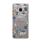 Personalised Floral Name Halloween Samsung Galaxy S9 Case