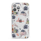 Personalised Floral Name Halloween iPhone 13 Pro Max Clear Bumper Case