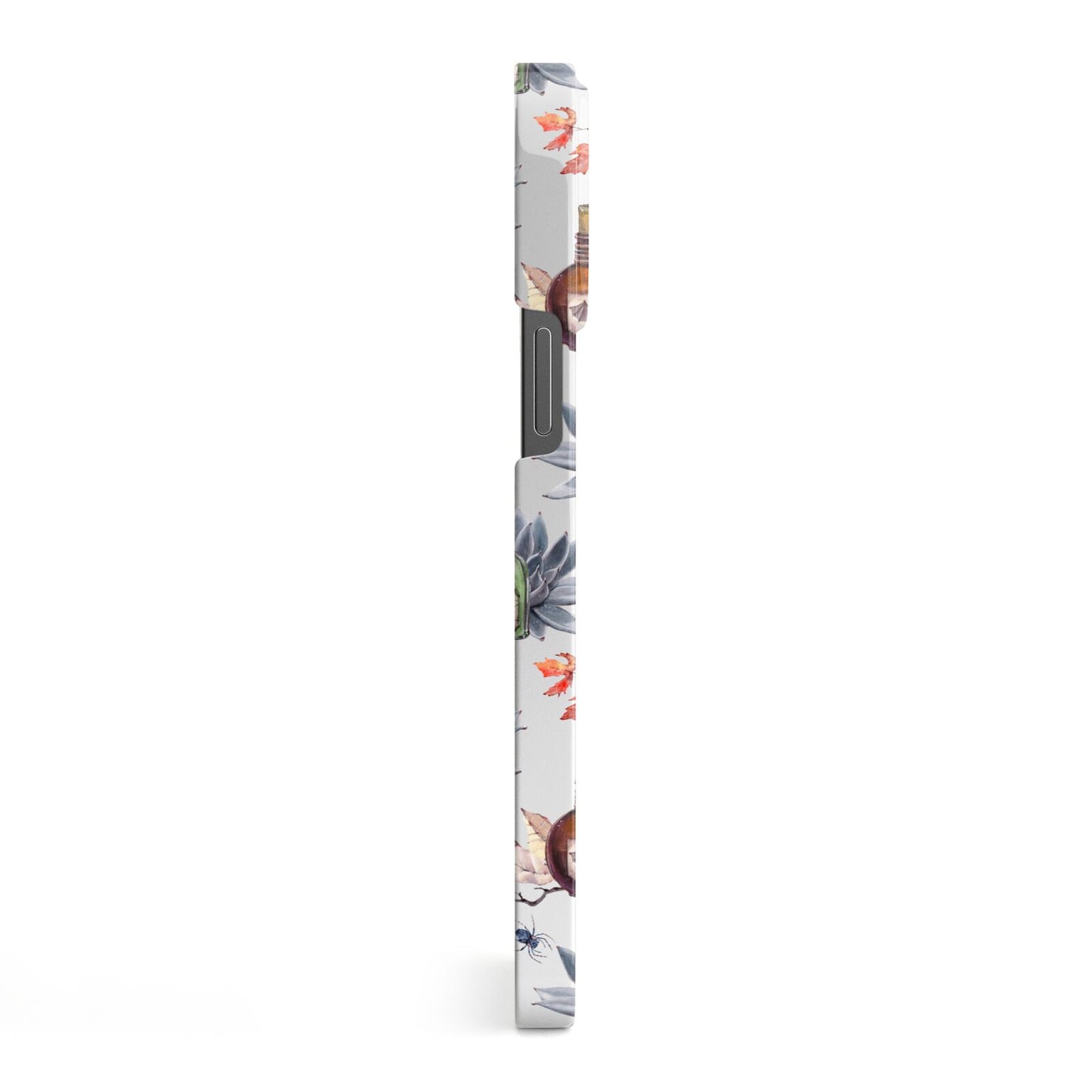 Personalised Floral Name Halloween iPhone 13 Pro Max Side Image 3D Snap Case