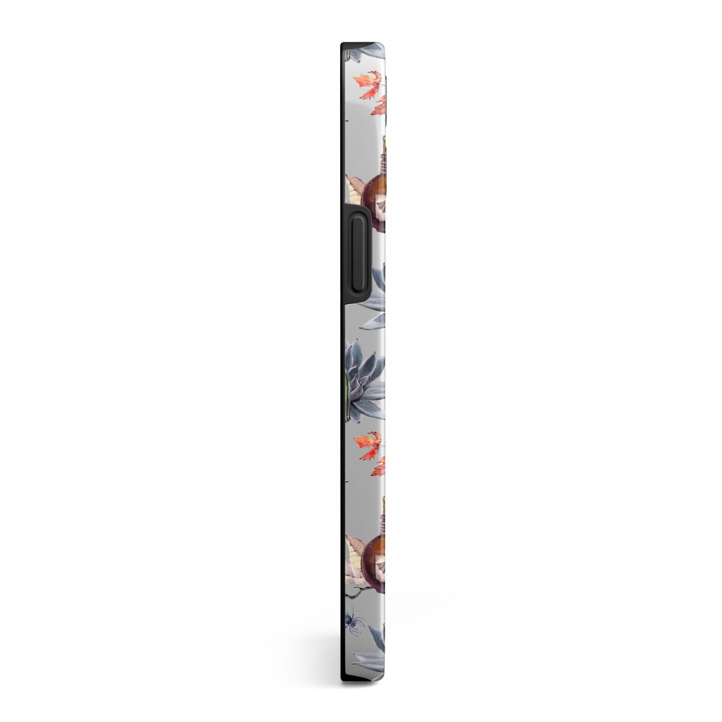 Personalised Floral Name Halloween iPhone 13 Pro Max Side Image 3D Tough Case