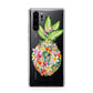Personalised Floral Pineapple Huawei P30 Pro Phone Case