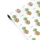 Personalised Floral Pineapple Personalised Gift Wrap