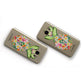 Personalised Floral Pineapple Samsung Galaxy Case Flat Overview