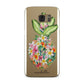 Personalised Floral Pineapple Samsung Galaxy Case