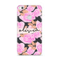 Personalised Floral Pink Roses Huawei P8 Lite Case