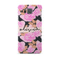 Personalised Floral Pink Roses Samsung Galaxy Alpha Case