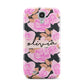 Personalised Floral Pink Roses Samsung Galaxy S4 Case