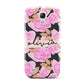 Personalised Floral Pink Roses Samsung Galaxy S4 Mini Case