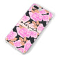 Personalised Floral Pink Roses iPhone 8 Plus Bumper Case on Silver iPhone Alternative Image