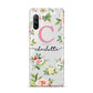 Personalised Floral Sony Xperia 10 III Case