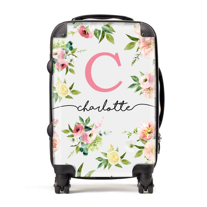 Personalised Floral Suitcase