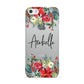 Personalised Floral Winter Arrangement Apple iPhone 5 Case