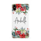 Personalised Floral Winter Arrangement Apple iPhone Xs Max 3D Snap Case