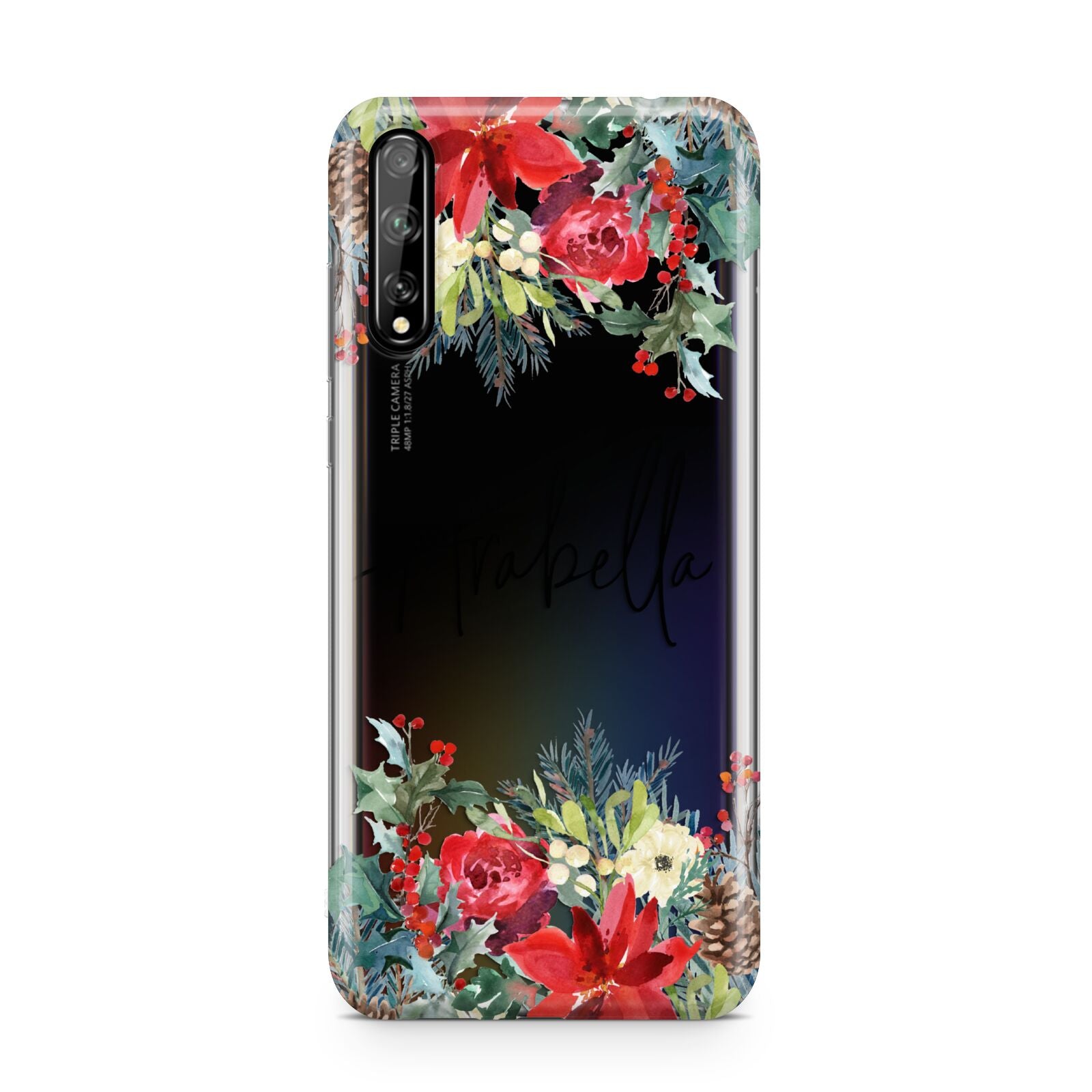 Personalised Floral Winter Arrangement Huawei Enjoy 10s Phone Case
