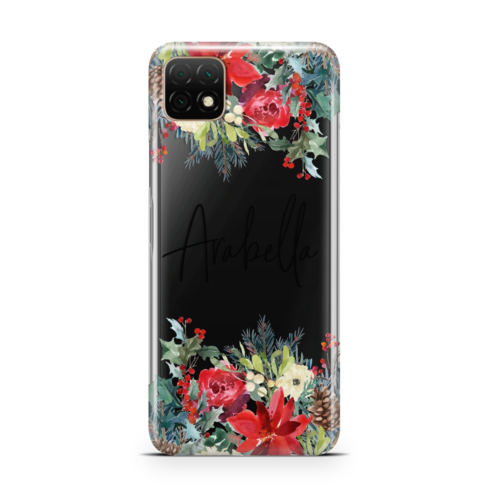 Personalised Floral Winter Arrangement Huawei Enjoy 20 Phone Case