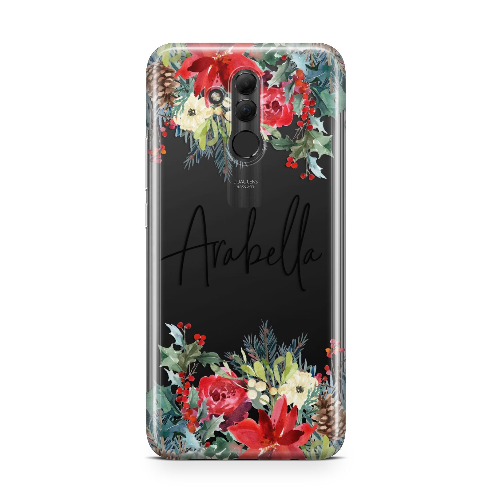 Personalised Floral Winter Arrangement Huawei Mate 20 Lite