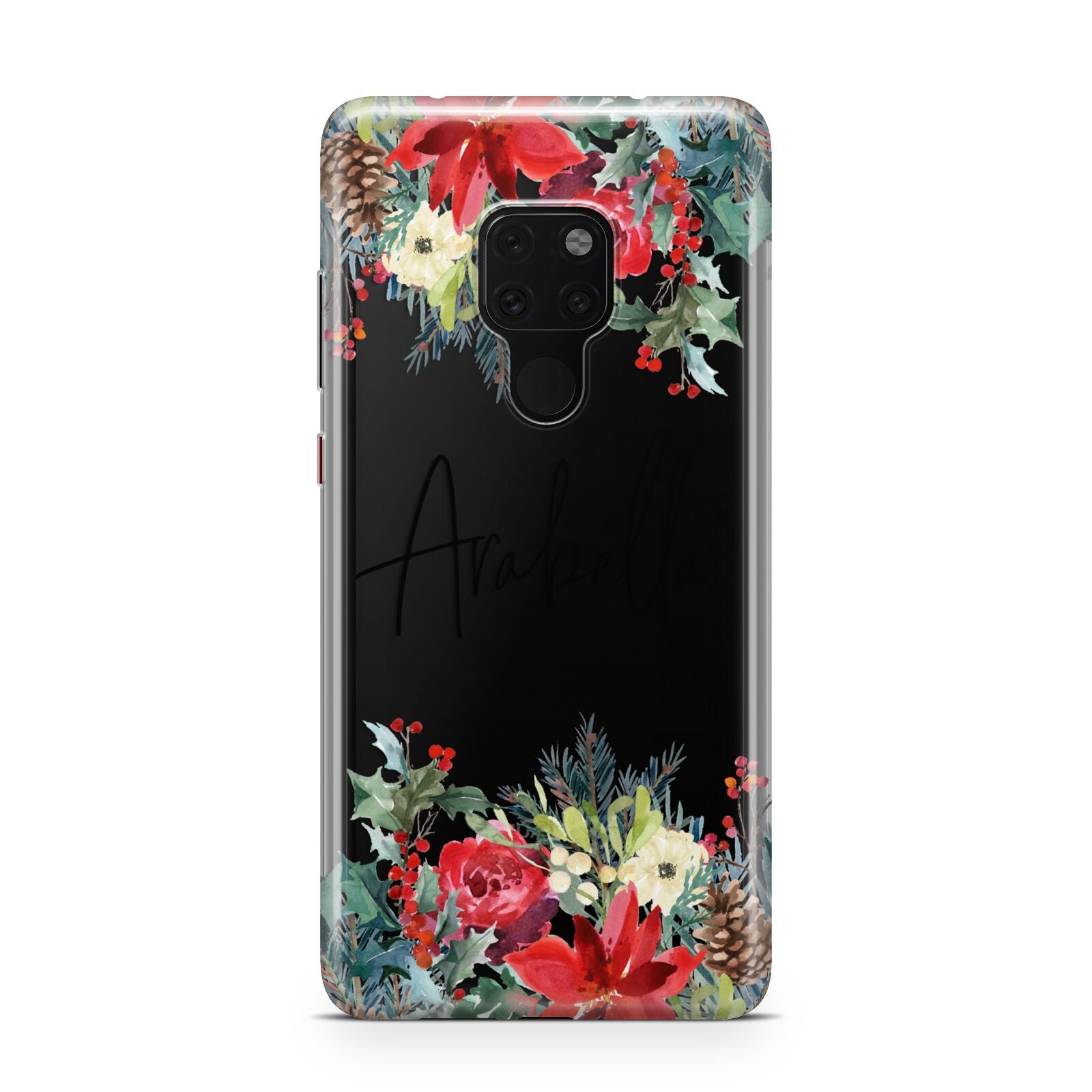 Personalised Floral Winter Arrangement Huawei Mate 20 Phone Case
