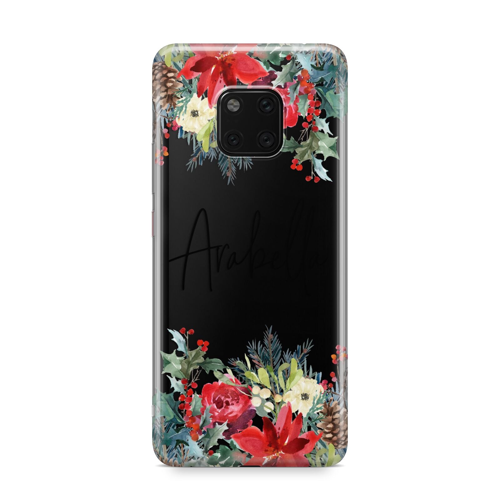 Personalised Floral Winter Arrangement Huawei Mate 20 Pro Phone Case