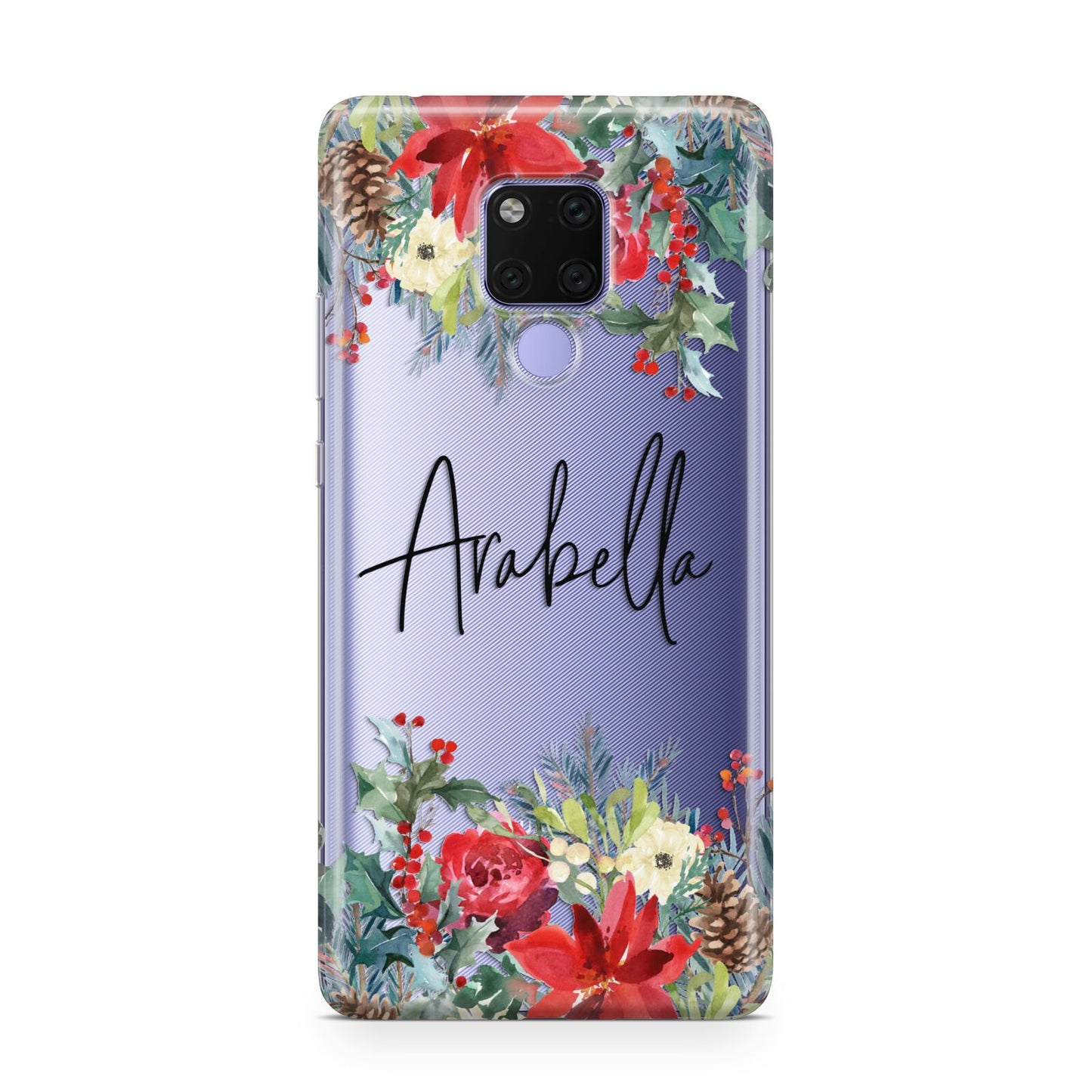 Personalised Floral Winter Arrangement Huawei Mate 20X Phone Case