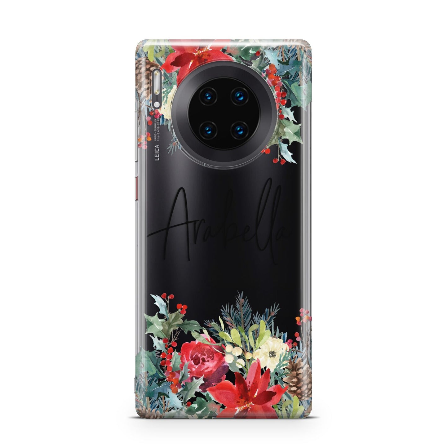 Personalised Floral Winter Arrangement Huawei Mate 30 Pro Phone Case