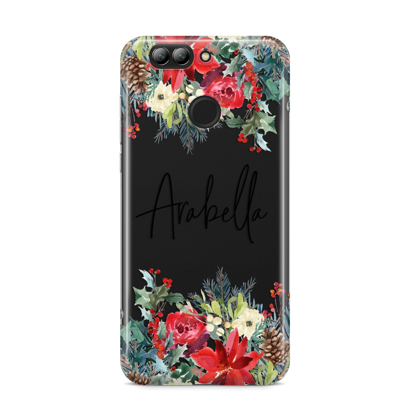 Personalised Floral Winter Arrangement Huawei Nova 2s Phone Case