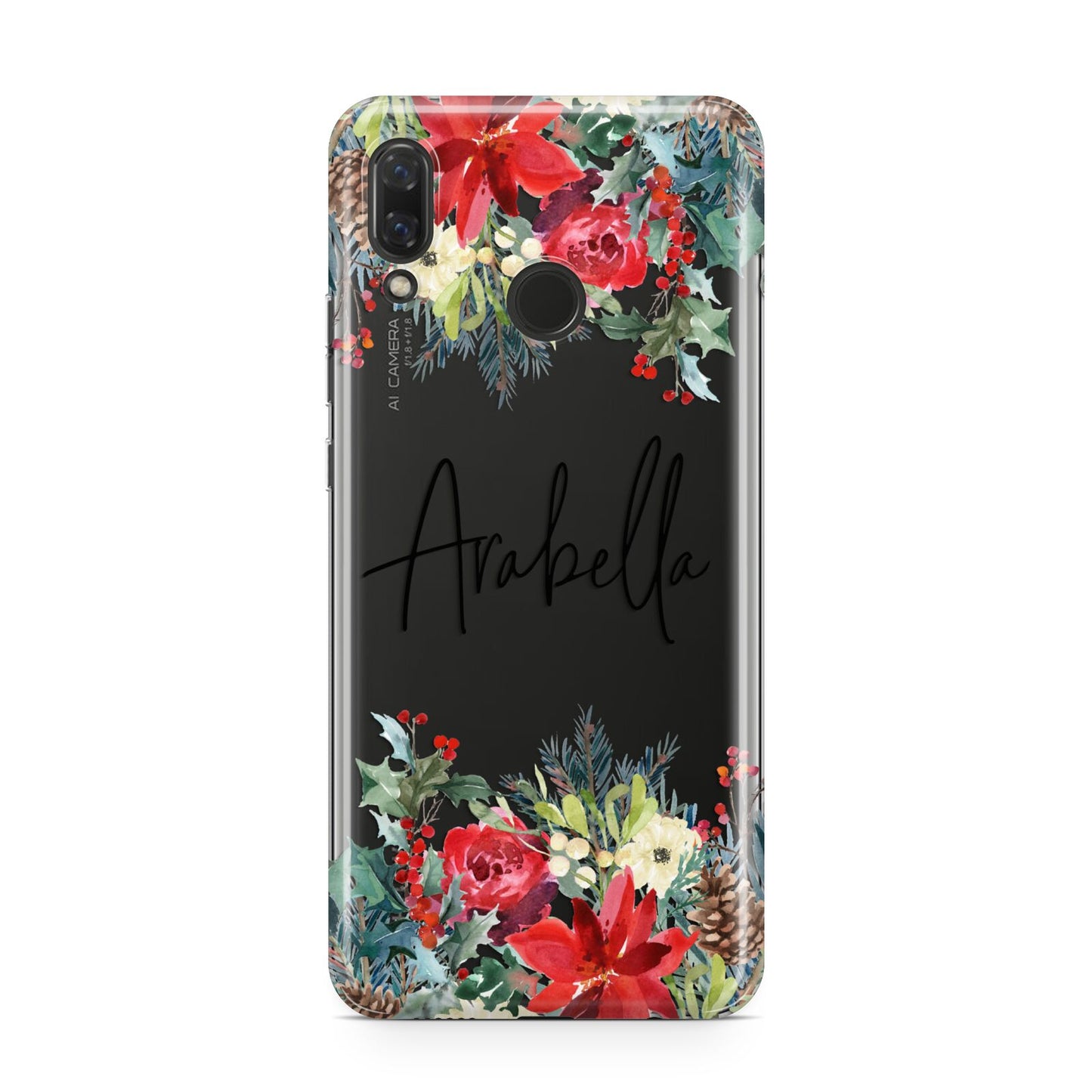Personalised Floral Winter Arrangement Huawei Nova 3 Phone Case