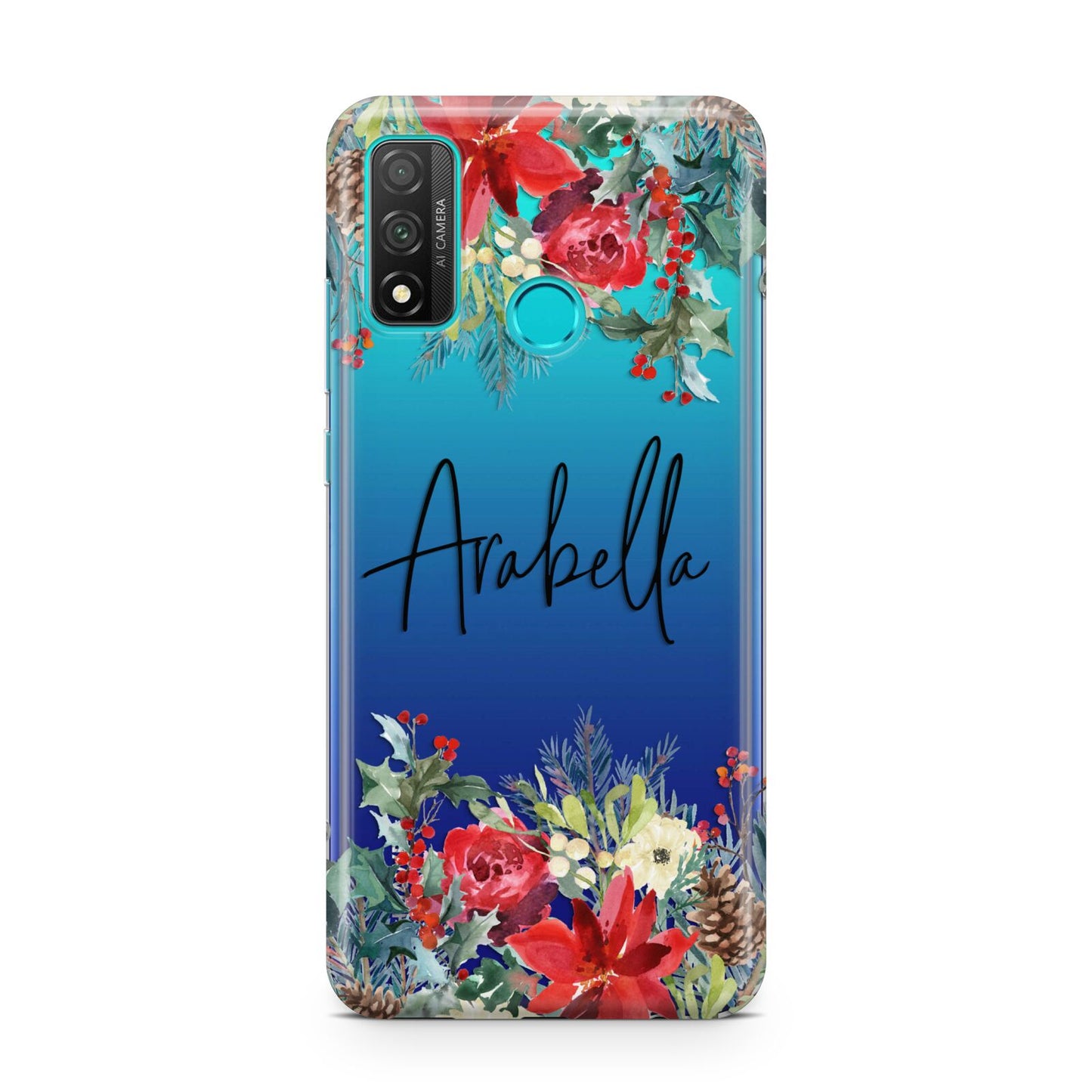 Personalised Floral Winter Arrangement Huawei P Smart 2020