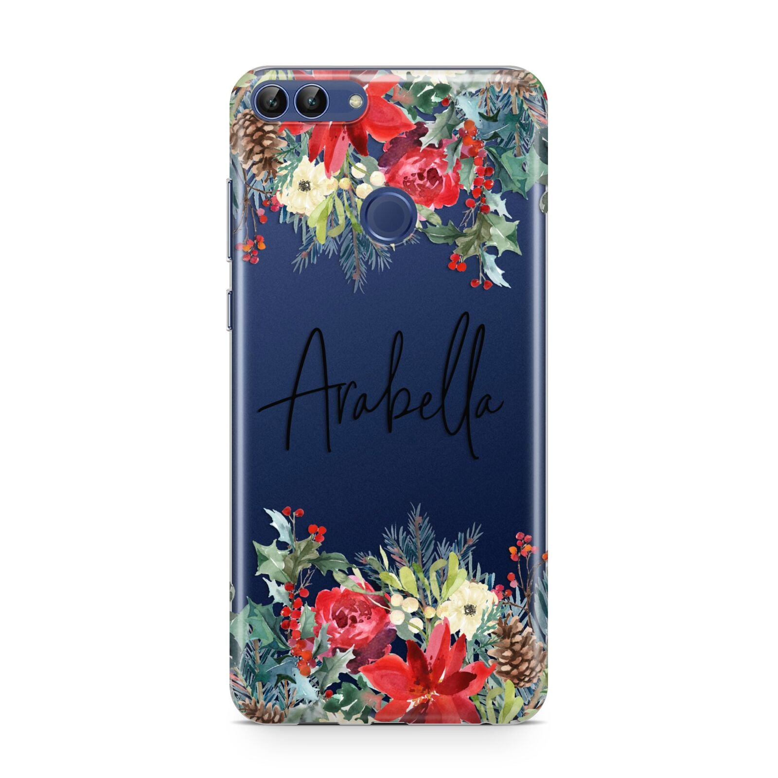 Personalised Floral Winter Arrangement Huawei P Smart Case