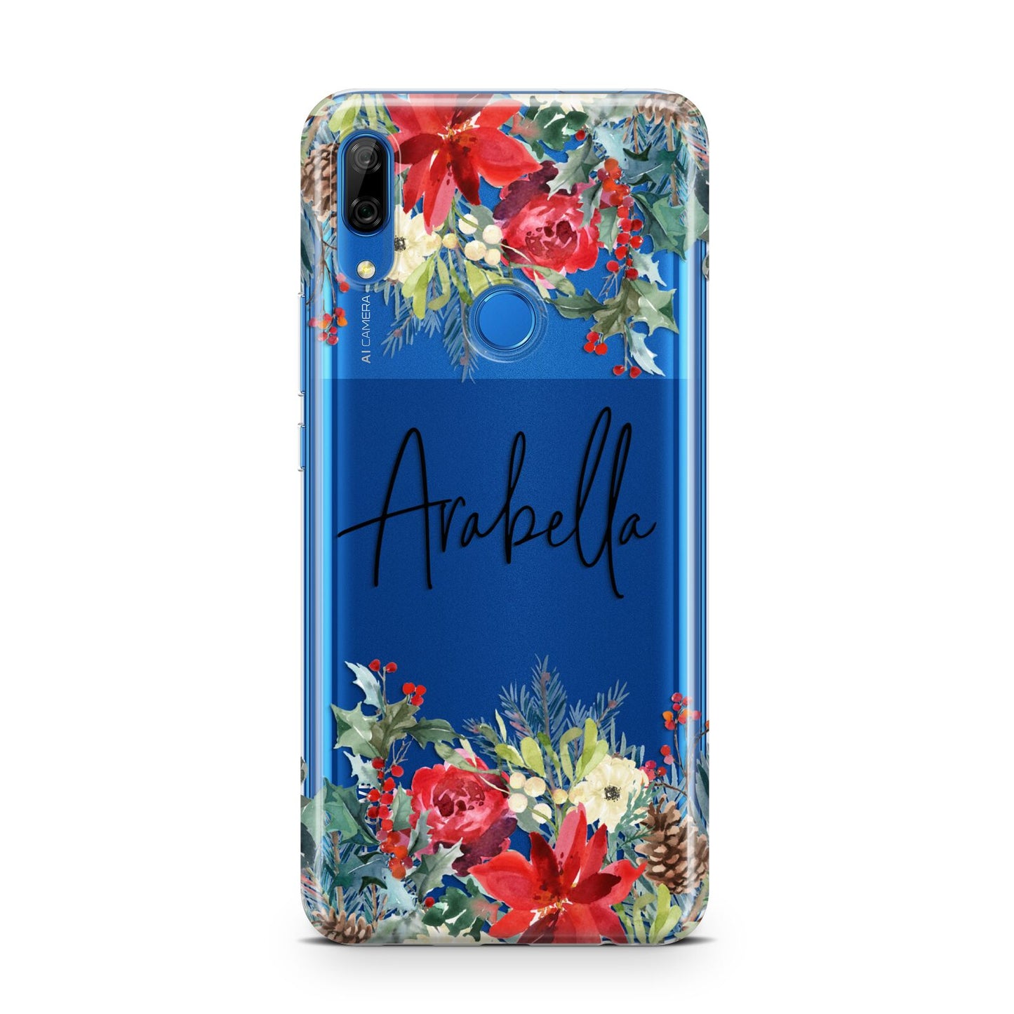 Personalised Floral Winter Arrangement Huawei P Smart Z