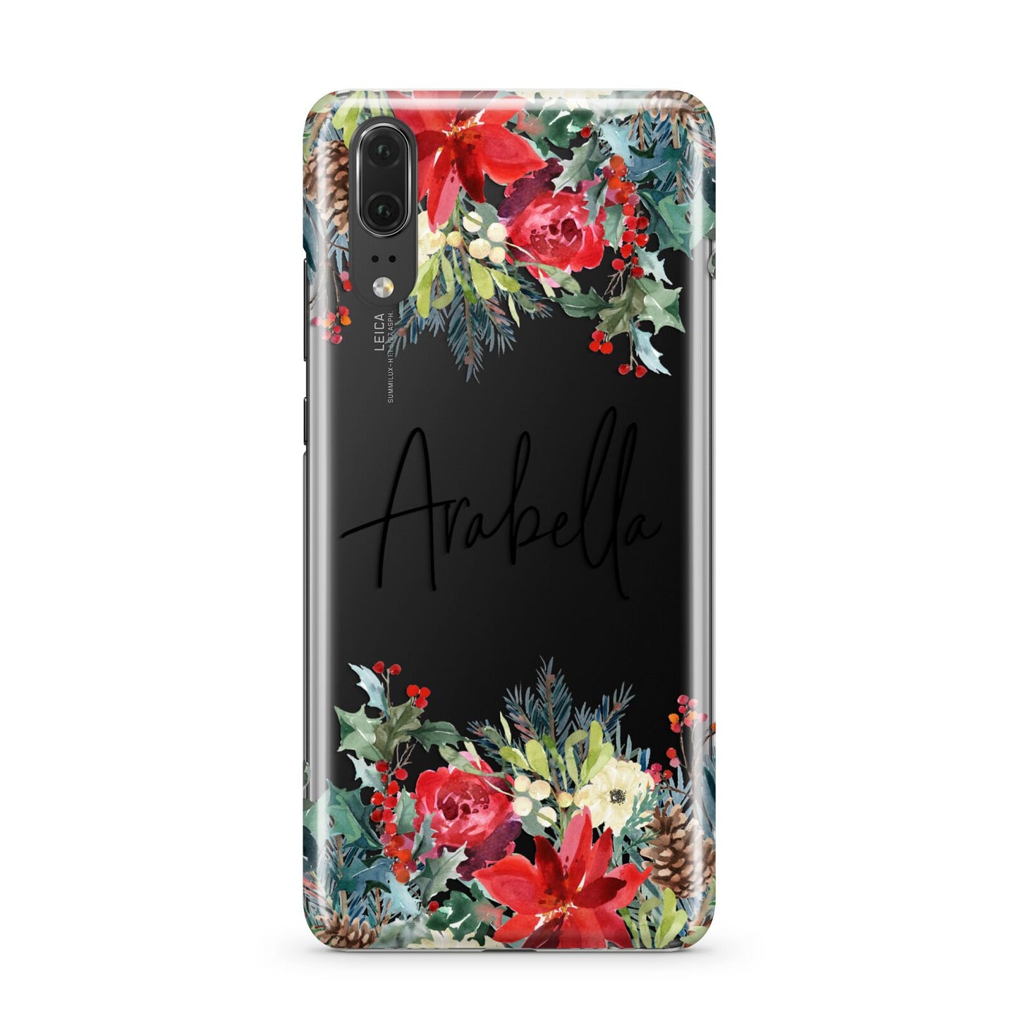 Personalised Floral Winter Arrangement Huawei P20 Phone Case
