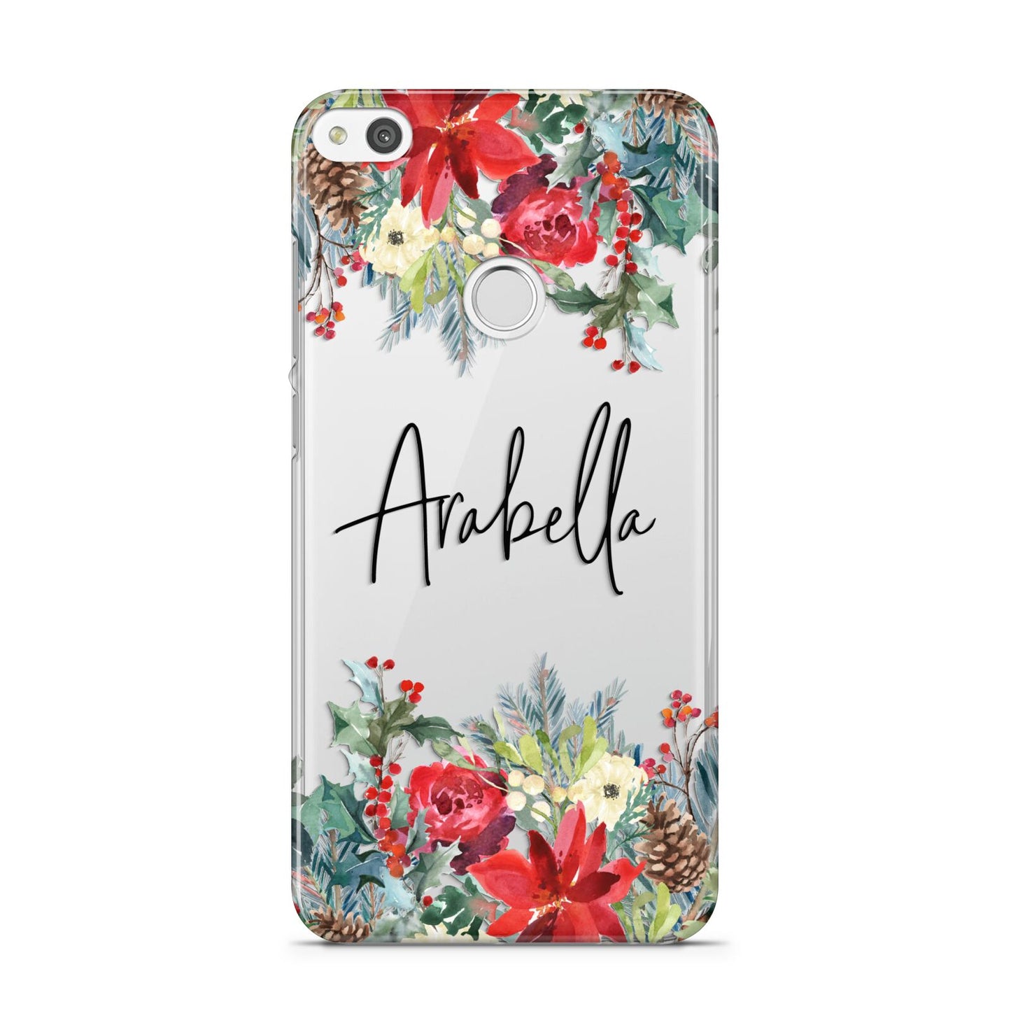 Personalised Floral Winter Arrangement Huawei P8 Lite Case
