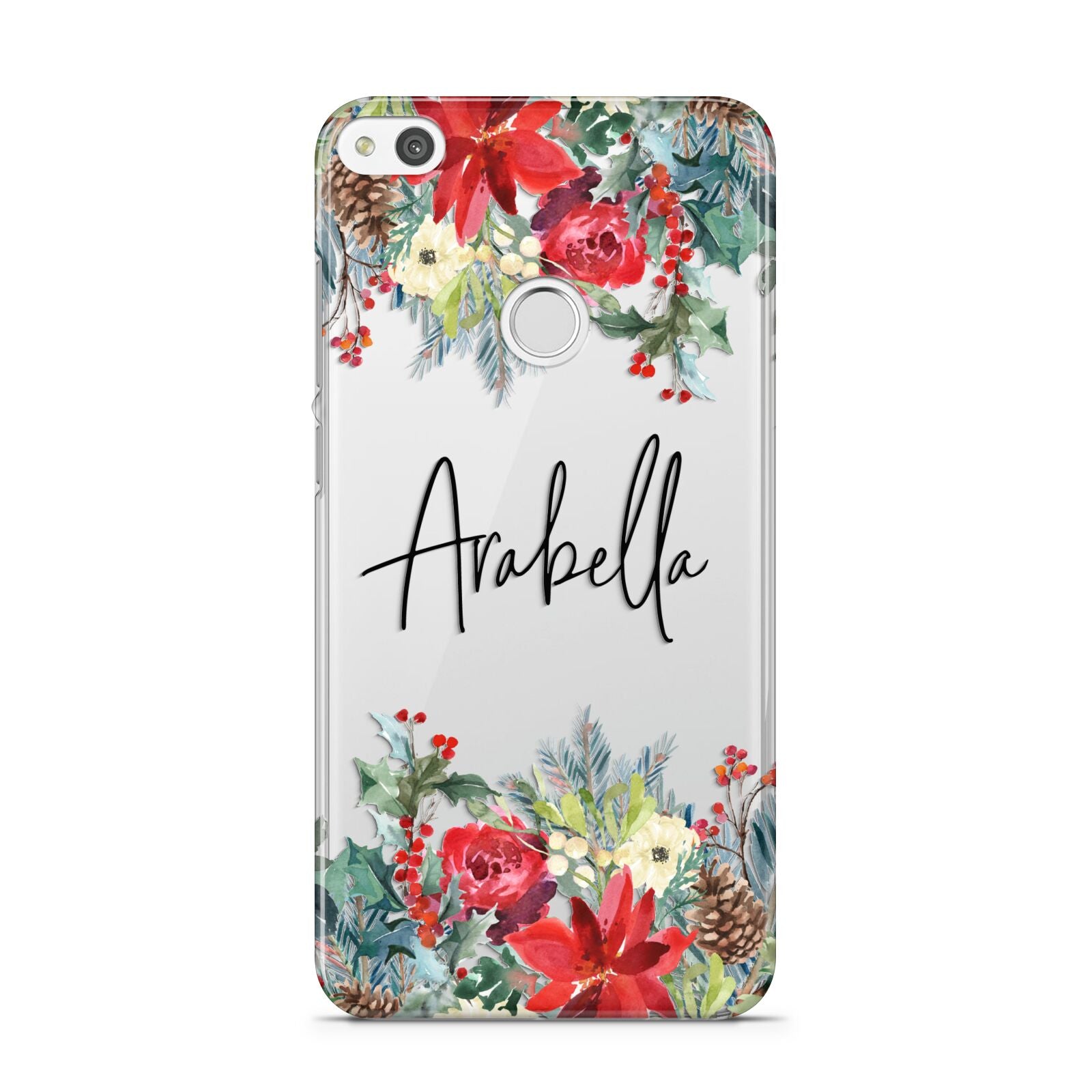 Personalised Floral Winter Arrangement Huawei P8 Lite Case
