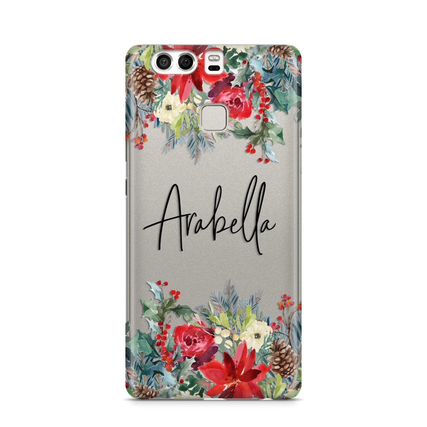 Personalised Floral Winter Arrangement Huawei P9 Case