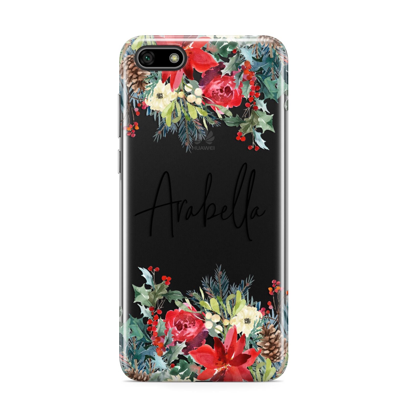 Personalised Floral Winter Arrangement Huawei Y5 Prime 2018 Phone Case