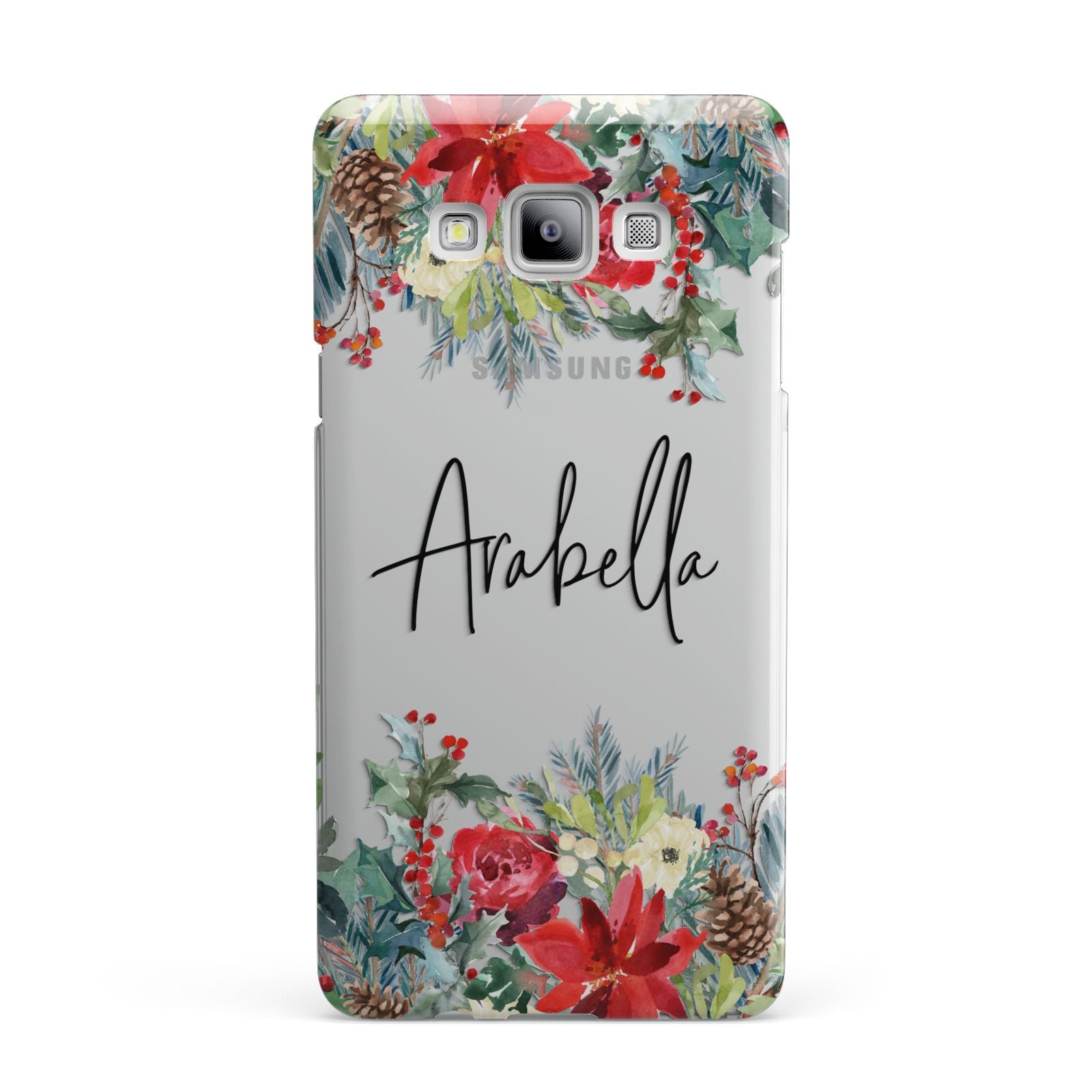 Personalised Floral Winter Arrangement Samsung Galaxy A7 2015 Case