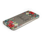 Personalised Floral Winter Arrangement Samsung Galaxy Case Bottom Cutout