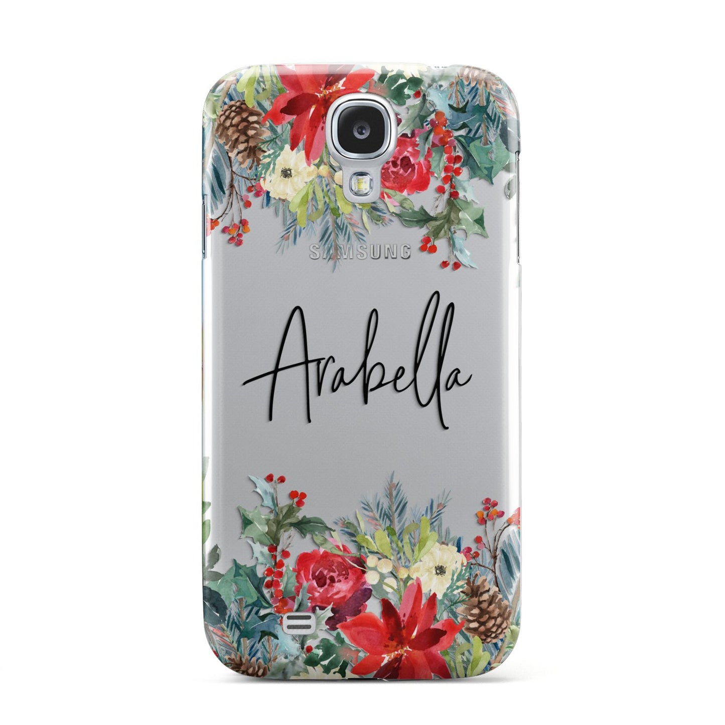 Personalised Floral Winter Arrangement Samsung Galaxy S4 Case