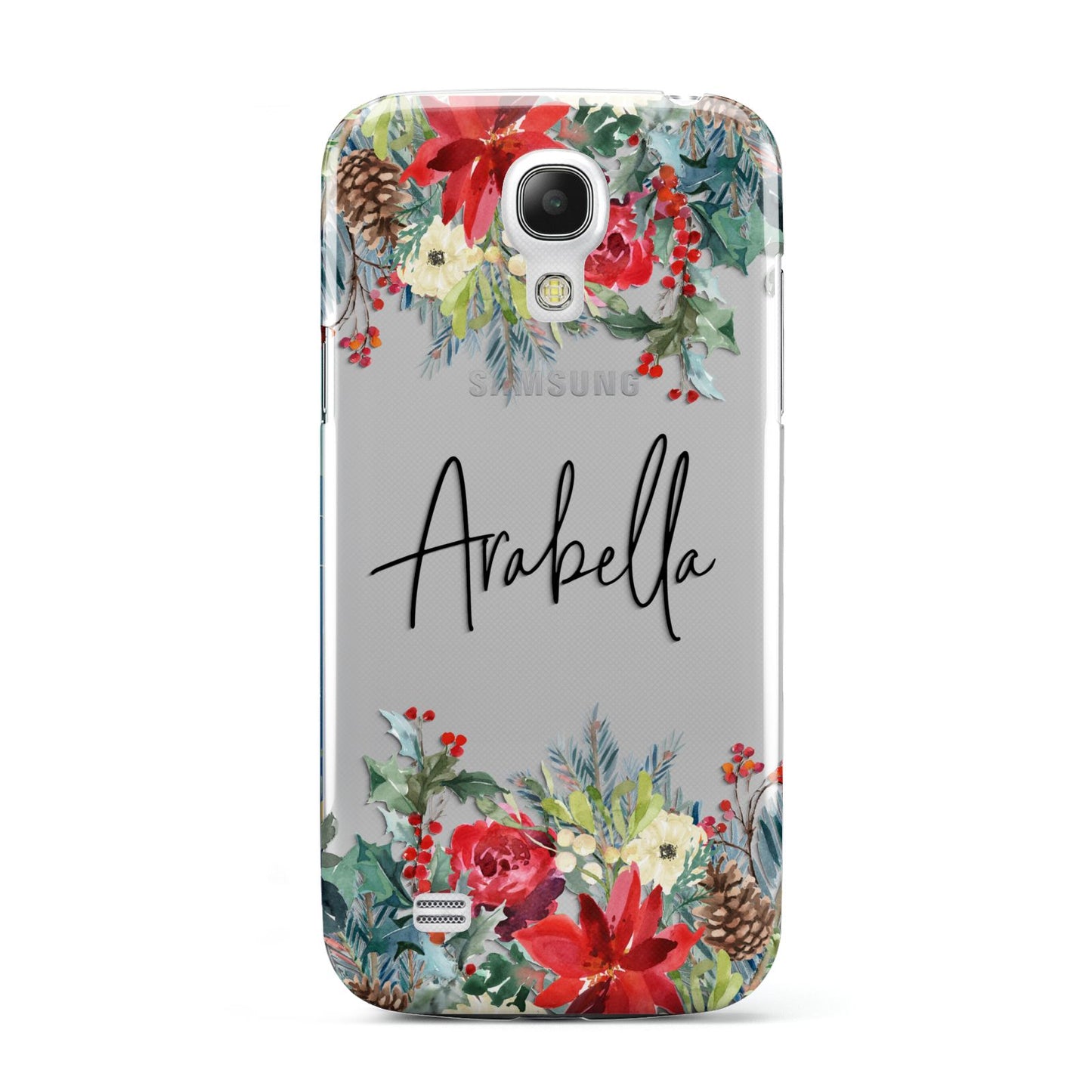 Personalised Floral Winter Arrangement Samsung Galaxy S4 Mini Case