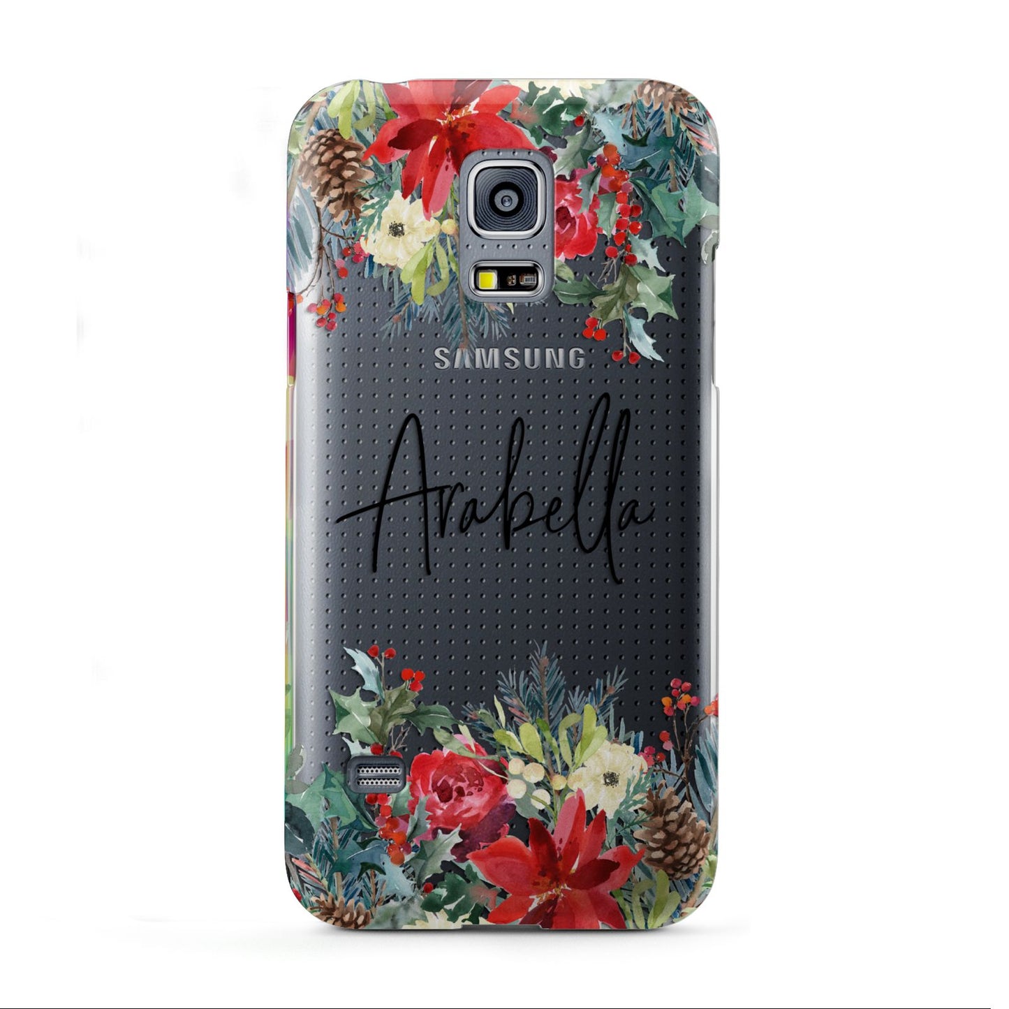 Personalised Floral Winter Arrangement Samsung Galaxy S5 Mini Case