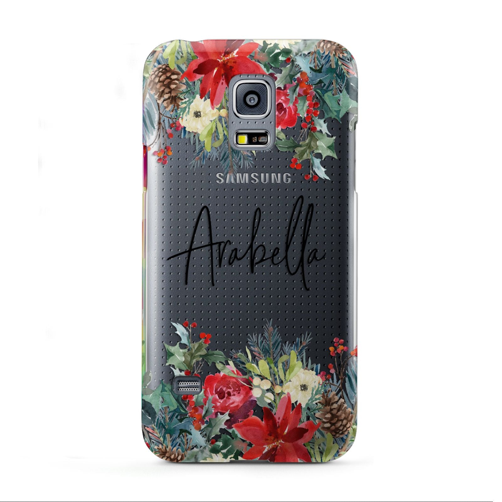 Personalised Floral Winter Arrangement Samsung Galaxy S5 Mini Case