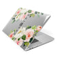 Personalised Floral Wreath with Name Apple MacBook Case Side View
