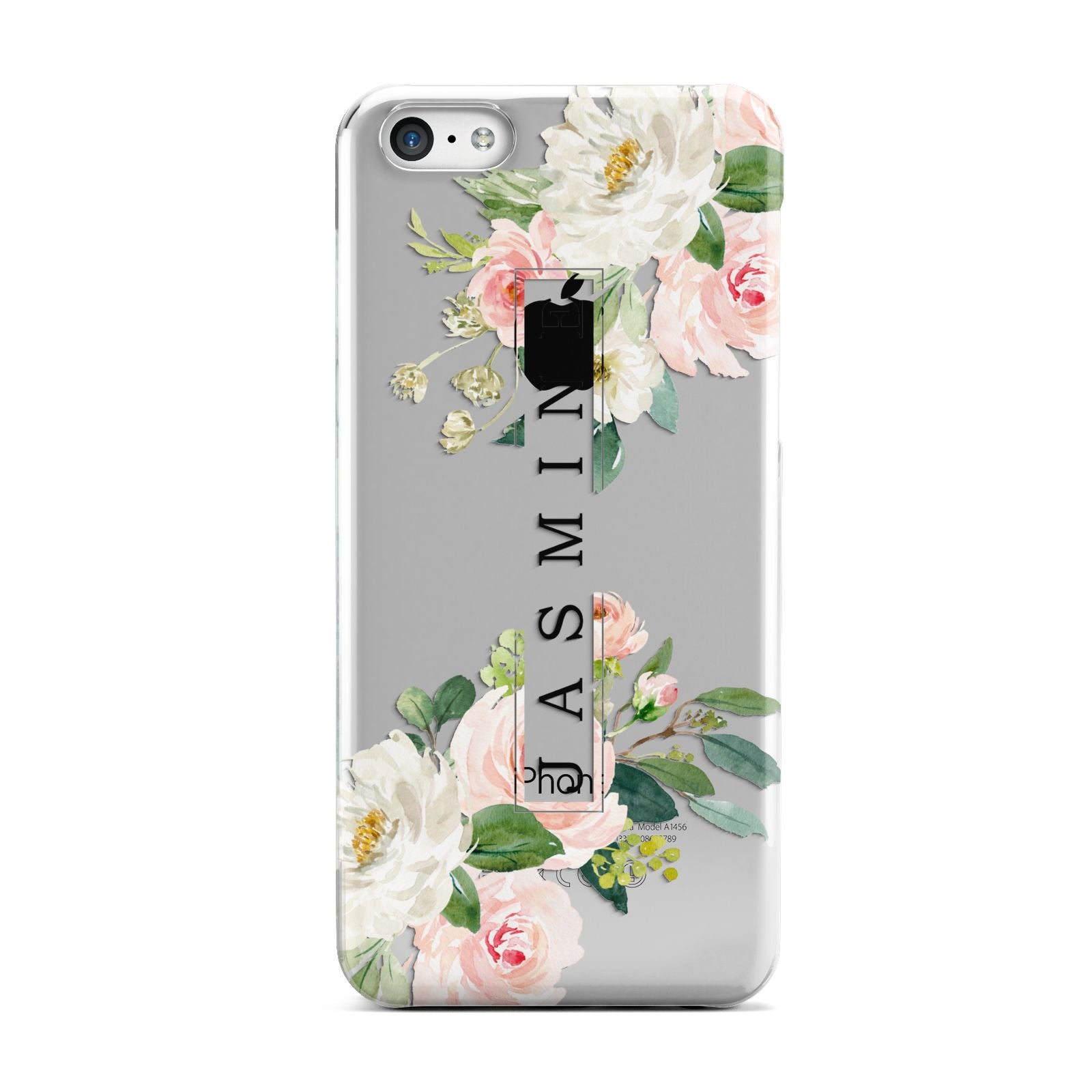 Personalised Floral Wreath with Name Apple iPhone 5c Case