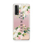 Personalised Floral Wreath with Name Huawei P Smart 2021