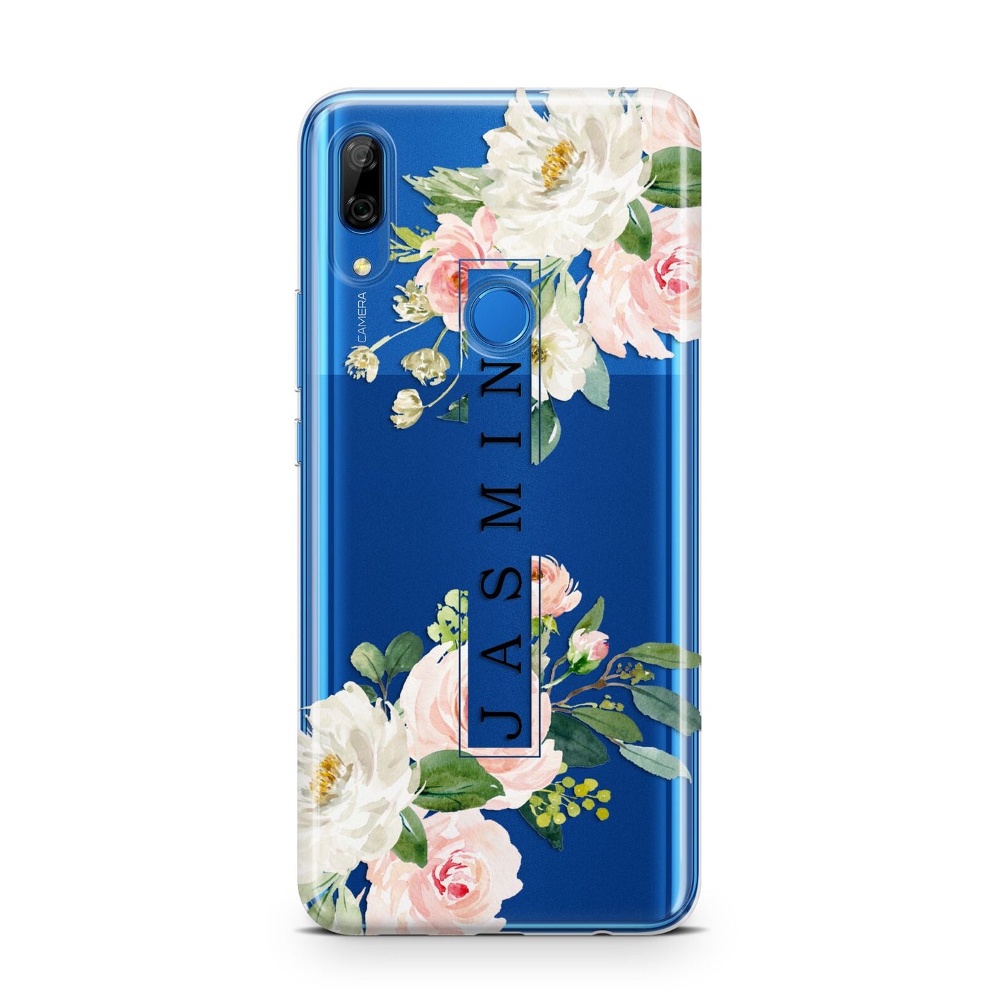 Personalised Floral Wreath with Name Huawei P Smart Z